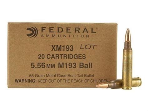 Federal M vs XM (5.56) and XM193 vs XM855 